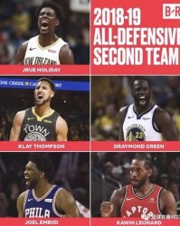  阿德巴约生涯首次入选防守一阵阵容  